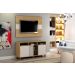 Rack Com Painel para TVs ate 50 Polegadas Viena Valdemoveis Cinamomo/Off White