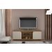 Rack Florença para TV ate 70 Polegadas Valdemoveis Cinamomo/Off White