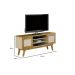 Rack para TV até 65 Polegadas 2 Portas Detroit Valdemoveis Cinamomo/Off White