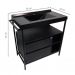 [OUTLET] Gabinete de Banheiro com Cuba Malta 2 GV Preto