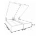 Cama Baú King Branca 1,92x2,03cm