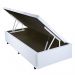 Cama Box Solteiro 0,88x188 Corino Branco