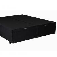 Cama King Baú 1,92cm x 2,03cm Suede Preto