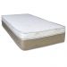 Cama Queen Baú com colchão Suede Bege Monterey