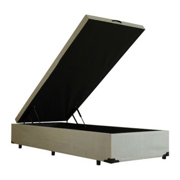 Cama Solteirão Box Baú  P/ Colchão 0,96cm x 2,03cm Suede Bege é boa?