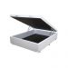 Cama Viúva Box Baú 1,28x 1,88 Corino Branco