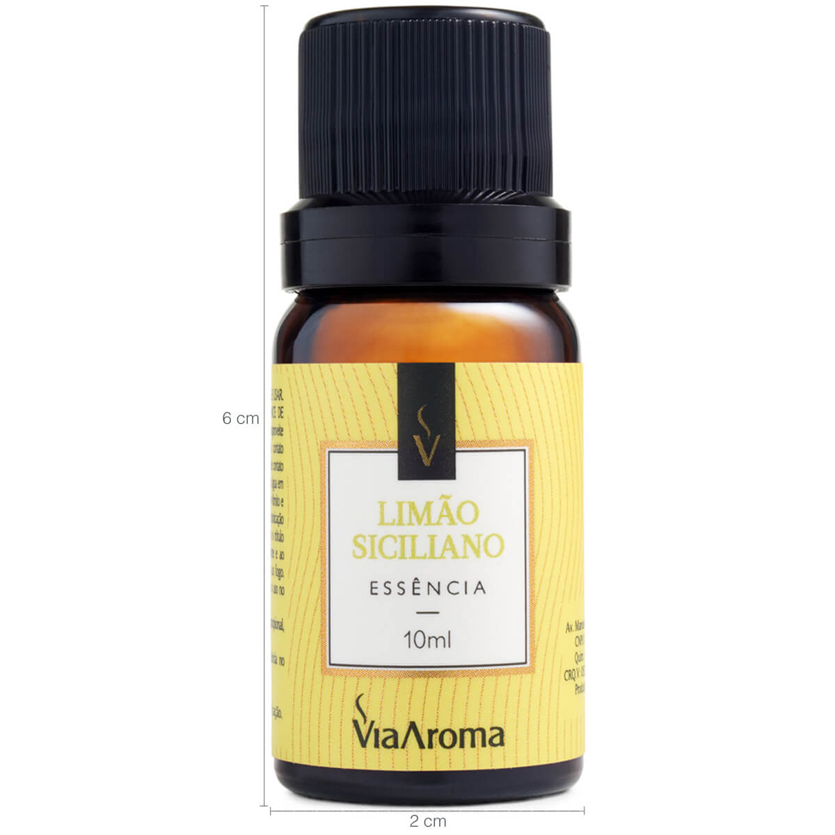 Essência Aromatizante para Aromatizador Elétrico Via Aroma 10ml Limão Siciliano