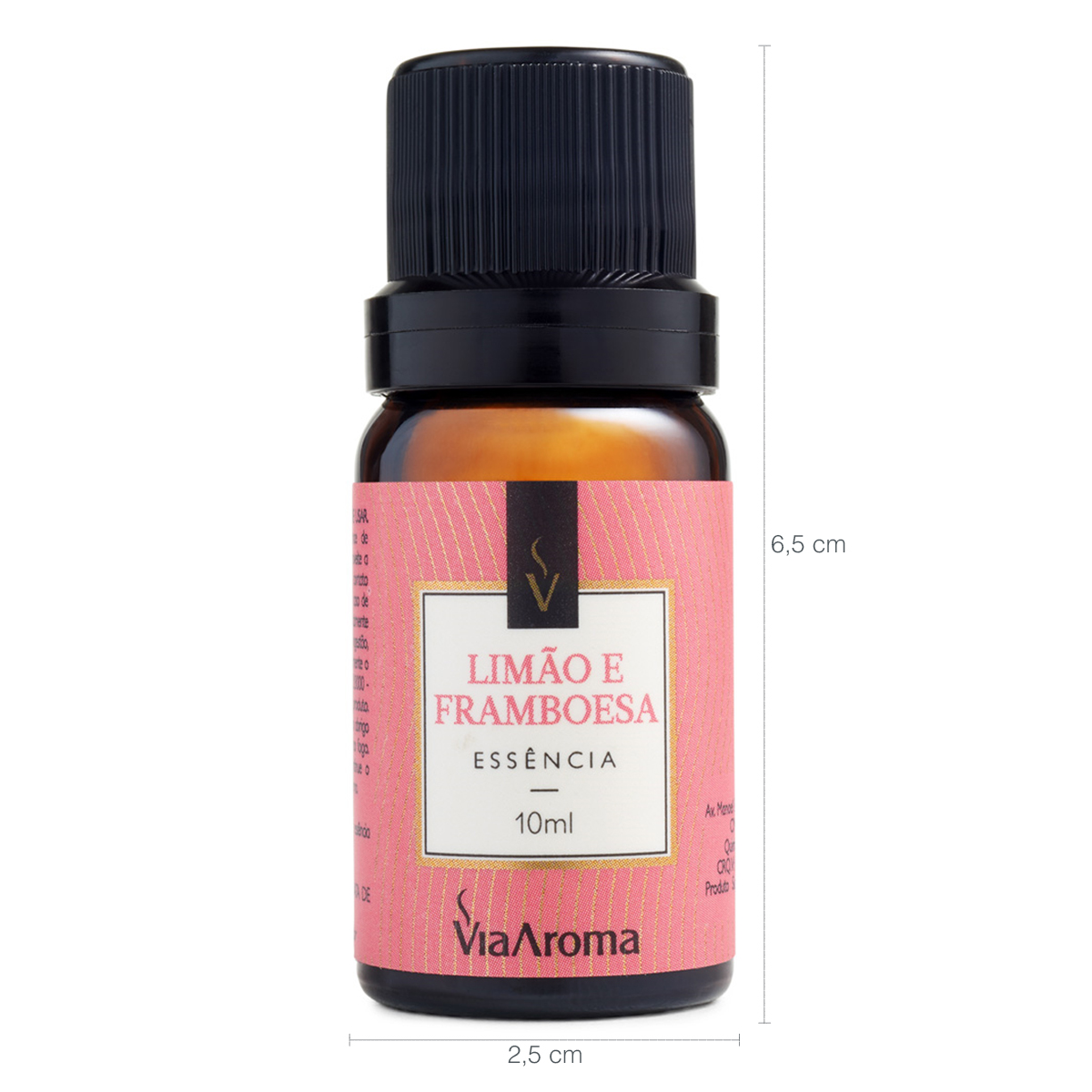 Essência Para Aromatizador Elétrico 10ml Via Aroma Limão E Framboesa