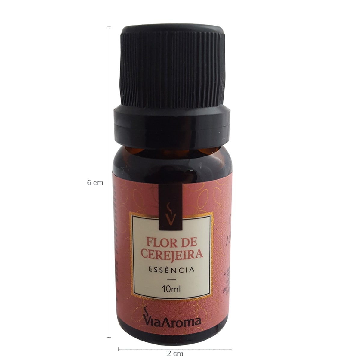 Essência Via Aroma Flor De Cerejeira Para Aromatizador Aromaterapia 10ml