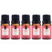 Kit 5 Essências Aromatizadoras Para Difusor Elétrico 10ml Via Aroma Morango Sweet