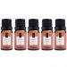 Kit 5 Essências Aromatizadoras para Difusor Elétrico 10ml Via Aroma Canela