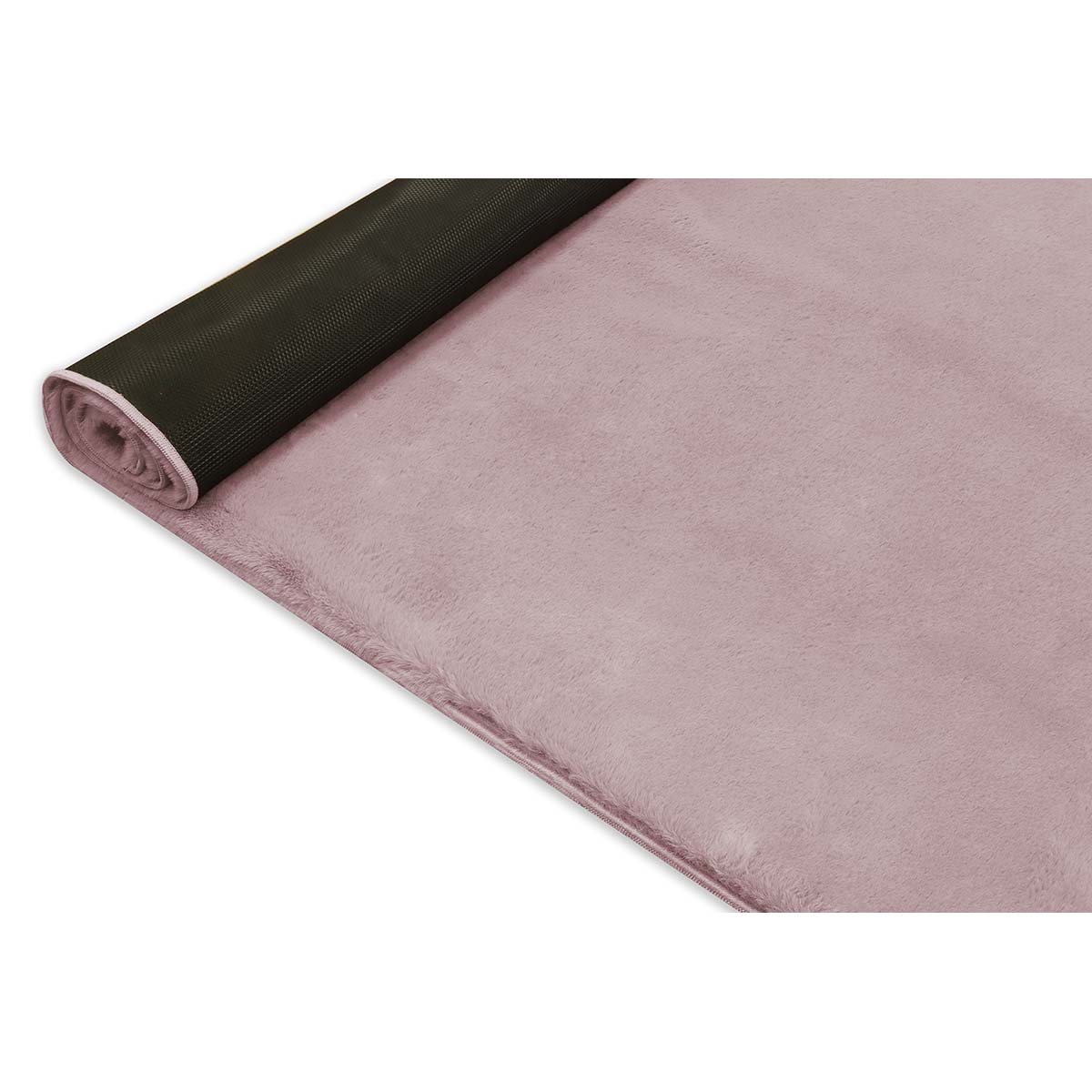 Tapete Pele de Coelho Macio Touch Rose 1,40X2,00M Via Star