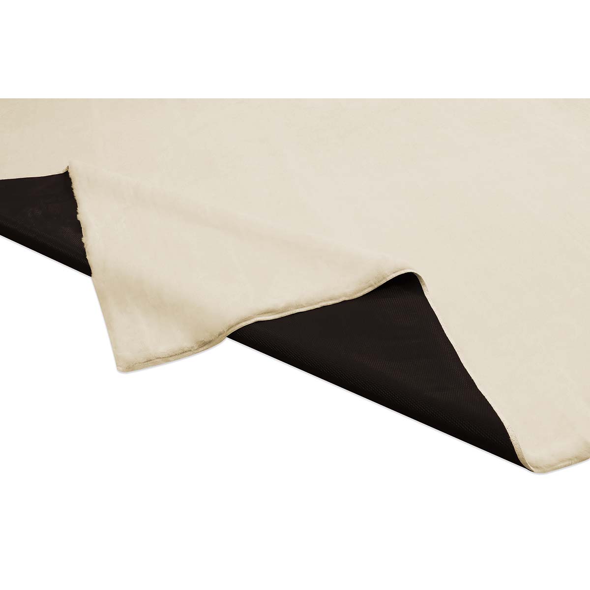Tapete Pele de Coelho Macio Touch Trigo 2,00X2,50M Via Star