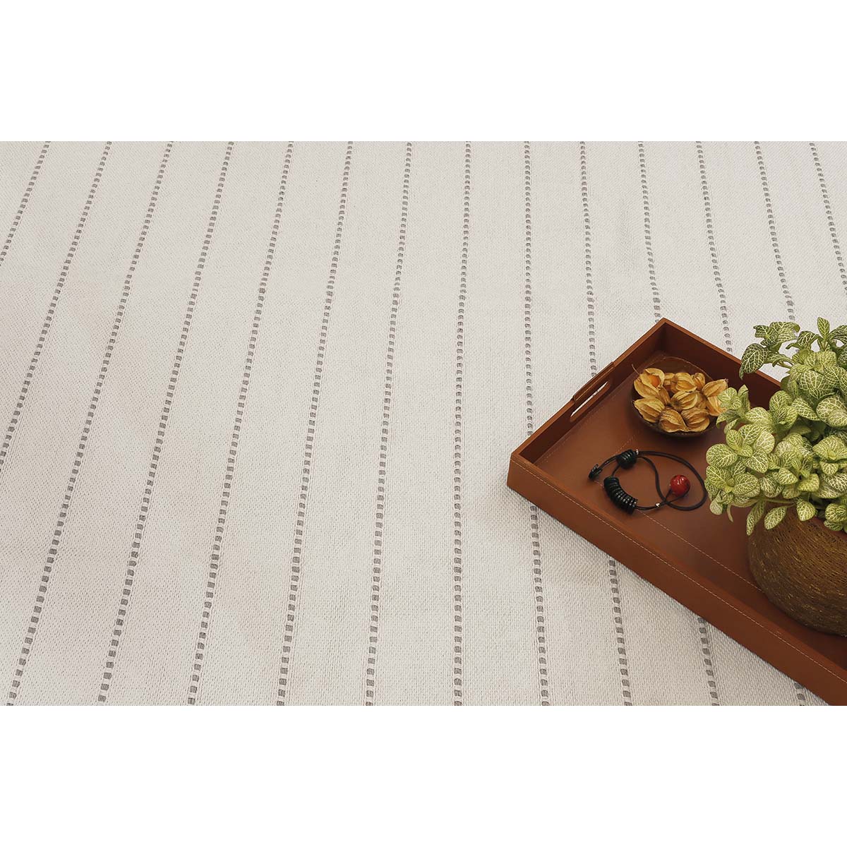 Tapete Sala Algodão Portobello 143 Creme 2,00X2,50M Via Star