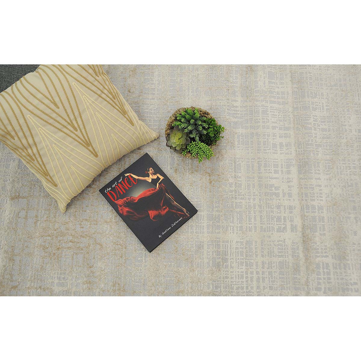 Tapete Sala Turco Fantasy 7662 Bege 1,00X1,50M Via Star