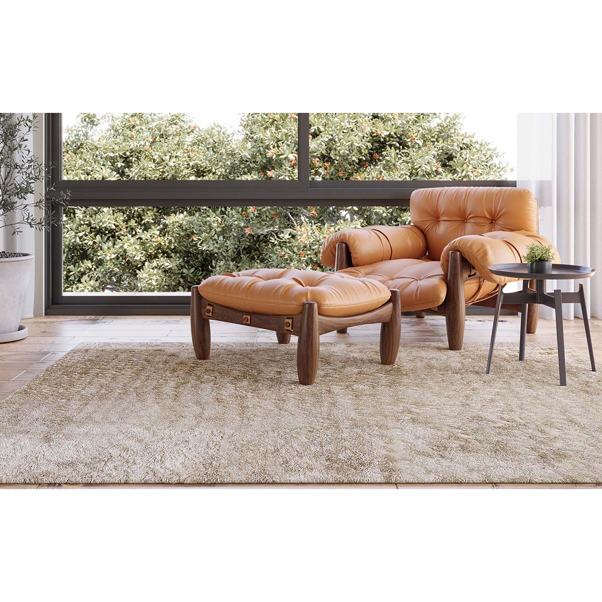 Tapete Toque Suave Splendid Bege 0,50X0,80M Via Star