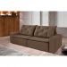 [OUTLET] Sofá 4 Lugares Retrátil e Reclinável Barcelona Suede Marrom