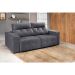 Sofá 3 Lugares Retrátil e Reclinável Roma Suede Cinza