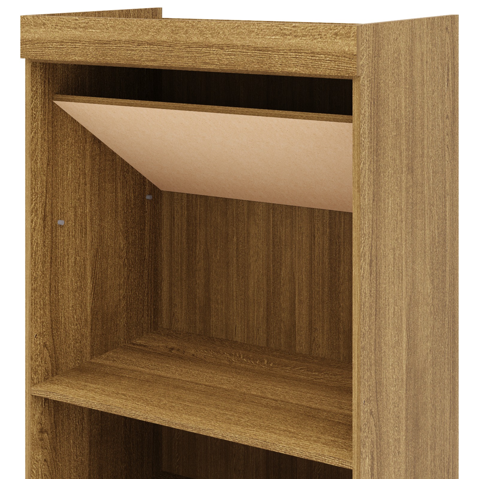 Armário Multiuso Nature Brisa Organizador Espaçoso Grande Com 5 Prateleiras Moderno Ln