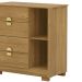 Cômoda Sapateira 4 Gavetas com Espelho Clarabella Nature