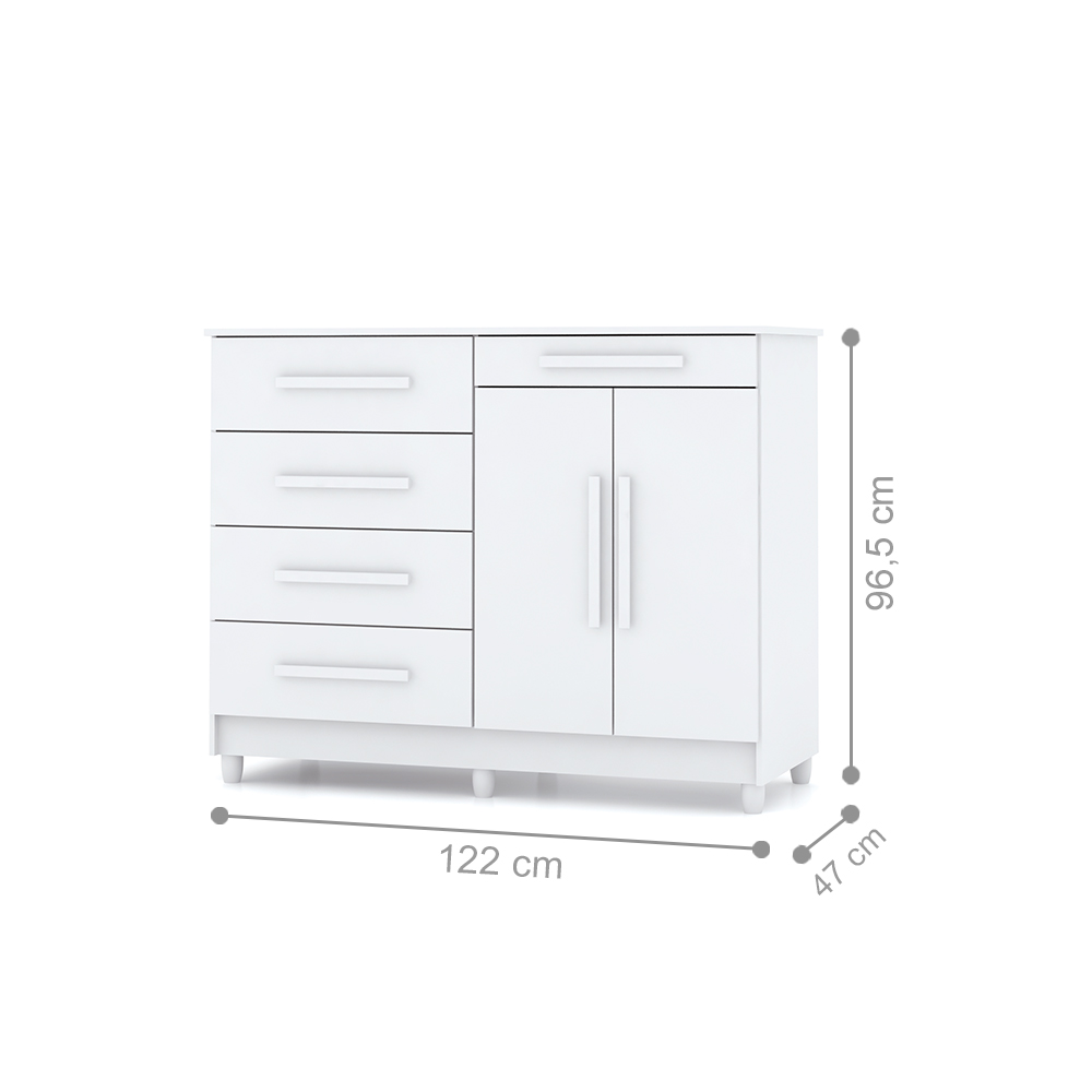 Cômoda Sapateira Orion Branco
