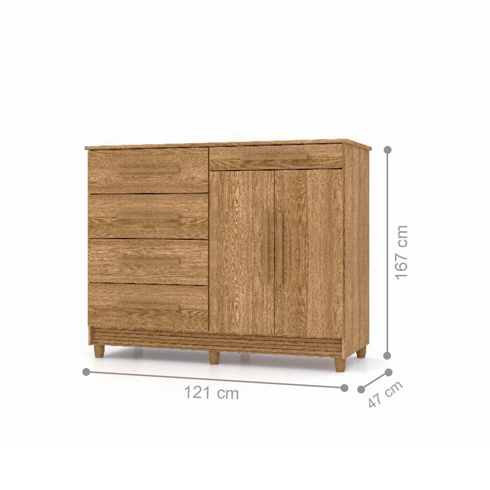 Cômoda com Sapateira Sierra Nature Brisa