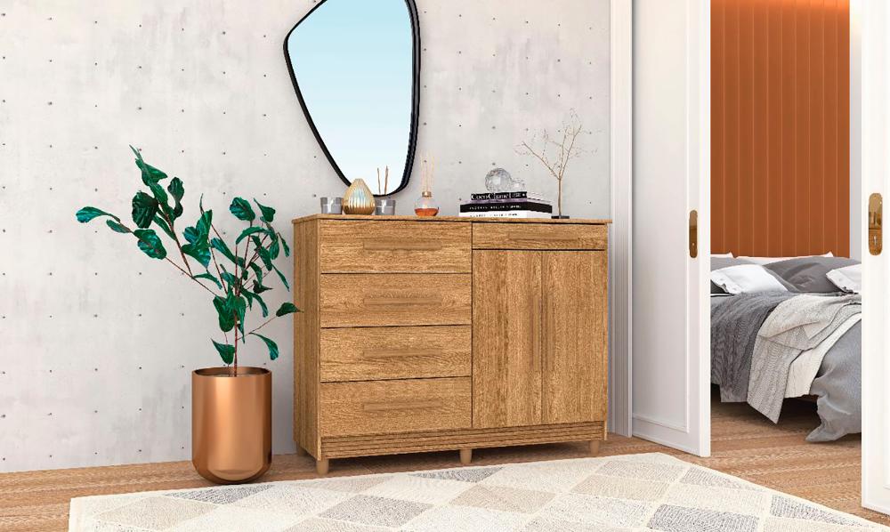 Cômoda com Sapateira Sierra Nature Brisa