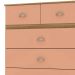 Cômoda para Quarto com 5 Gavetas MDP Zabi Nature/Camarim