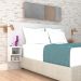 Cabeceira Casal Extensível Flex Encantado Branco Camarim