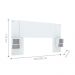 Cabeceira Casal Extensível Flex Encantado Branco Camarim