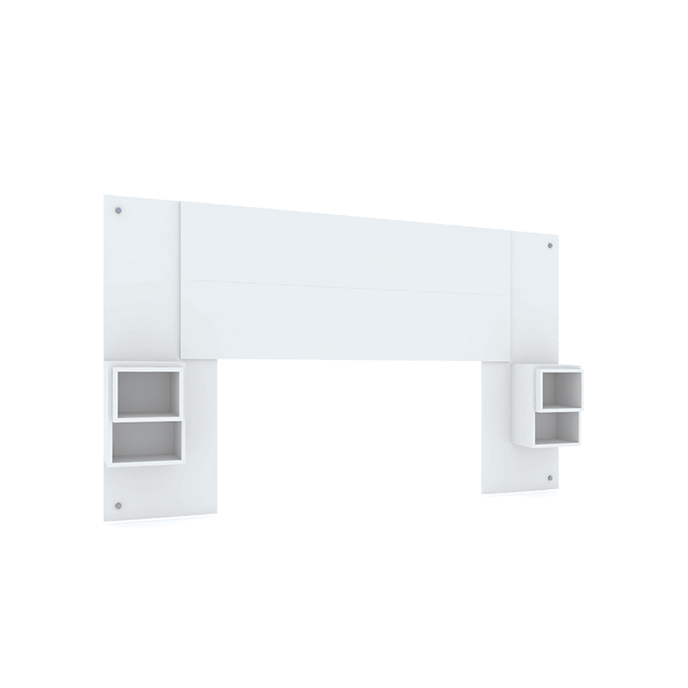 Cabeceira Casal Extensível Flex Encantado Branco Camarim