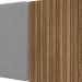 Cabeceira Casal Queen 268cm Com LED Dubai Zen Linho Cinza - Vila Rica