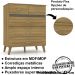 Comoda 5 Gavetas Para Quarto 20030 Nature VLR