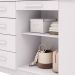 Comoda Sapateira 5 Gavetas E 2 Portas Branco