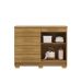 Comoda Sapateira 5 Gavetas E 2 Portas Nature Brisa