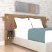 Conjunto Guarda Roupa e Cabeceira Max Nature Camarim