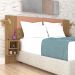 Conjunto Guarda Roupa e Cabeceira Max Nature Camarim