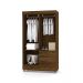 Guarda Roupa 4 Portas Spectra Imbuia