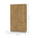 Guarda Roupa 4 Portas Spectra Nature