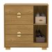Guarda-Roupa 6 Portas 100% MDF e Cômoda Sapateira 4 Gavetas Spain Nature