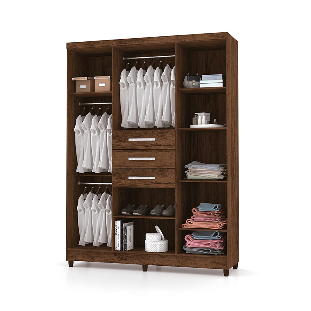 Guarda Roupa 6 Portas Capitiva Imbuia