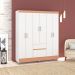 Guarda Roupa 6 Portas Urus Branco Camarim