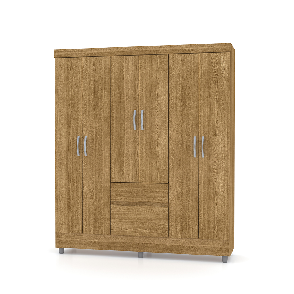 Guarda Roupa 6 Portas Urus Nature