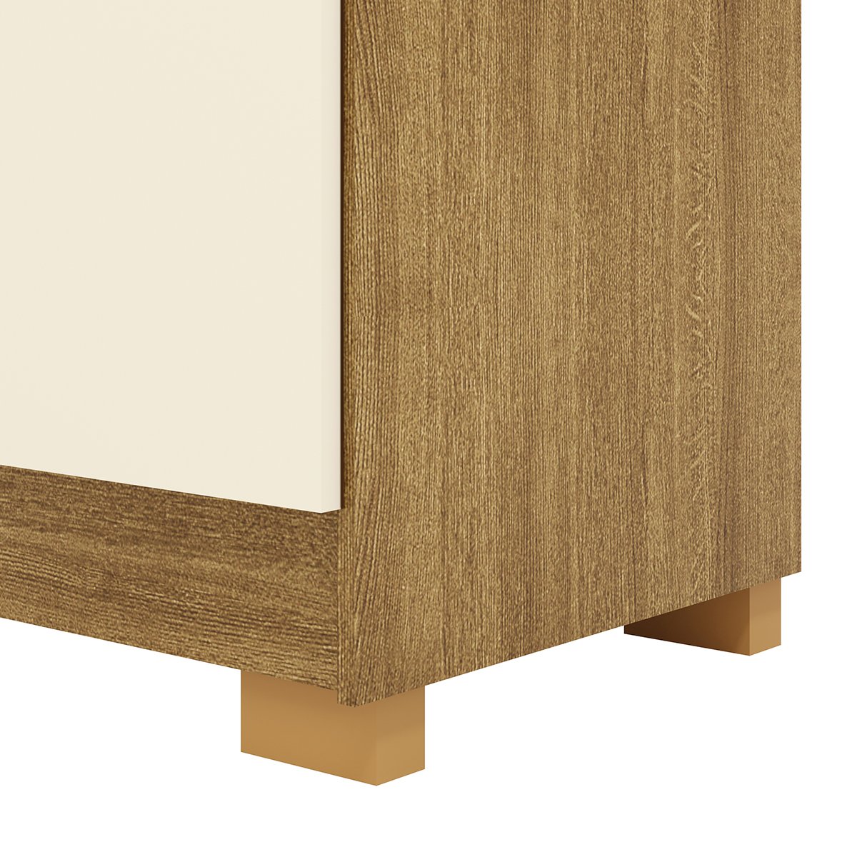 Guarda-Roupa Alto 6 Portas 2 Gavetas Norway Nature/Champagne