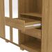 Guarda-Roupa Casal 100% MDF 6 Portas com Espelho Bolonha Nature