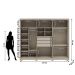 Guarda-Roupa Casal 6 Portas 3 Gavetas 100% MDF Dukai Fendi