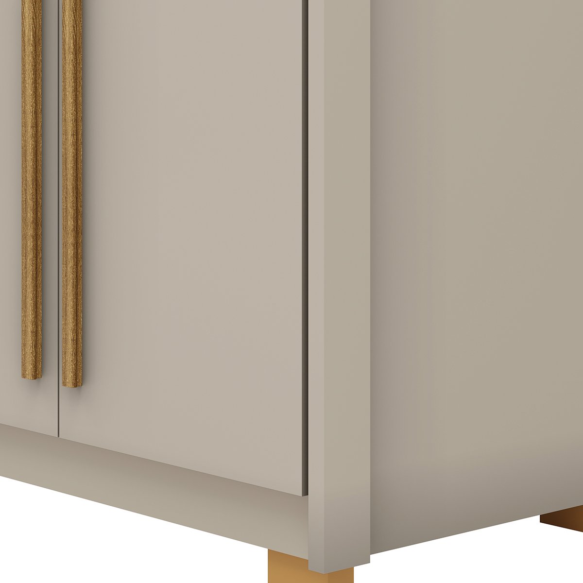 Guarda-Roupa Casal 6 Portas 3 Gavetas 100% MDF Dukai Fendi