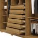 Guarda-Roupa Casal 6 Portas 6 Gavetas 100% MDF Dukai Nature/Fendi