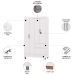 Guarda Roupa Solteiro 103cm Com 4 Portas Ideal Flex Branco - Vila Rica