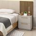 Kit 2 Mesas De Cabeceira Dubai 2 Gavetas Fendi VR